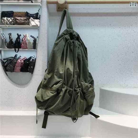 Draw String Back Pack Black - Picture 2 of 3